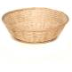 Round Bamboo Bunbowl Basket W/O Handles - 10"x3 1/2"
